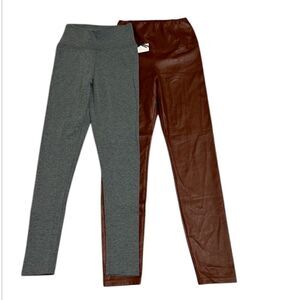Dex Brown & Gray Leggings Bundle(Size XS)